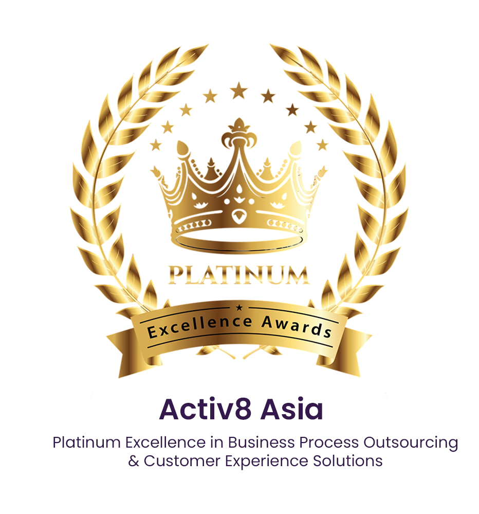 Platinum Excellence Award - Activ8 Asia